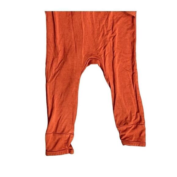 Kyte Baby Bamboo Rust Orange Longall LS Romper Fall Spice 12-18 months Autumn - Picture 7 of 8